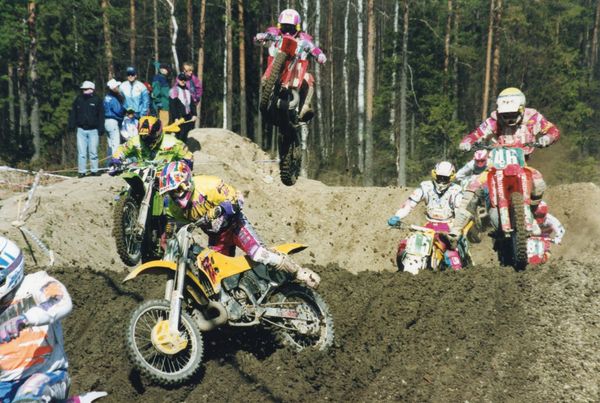 Kotimaista Supercrossia Mäntyharju 1994